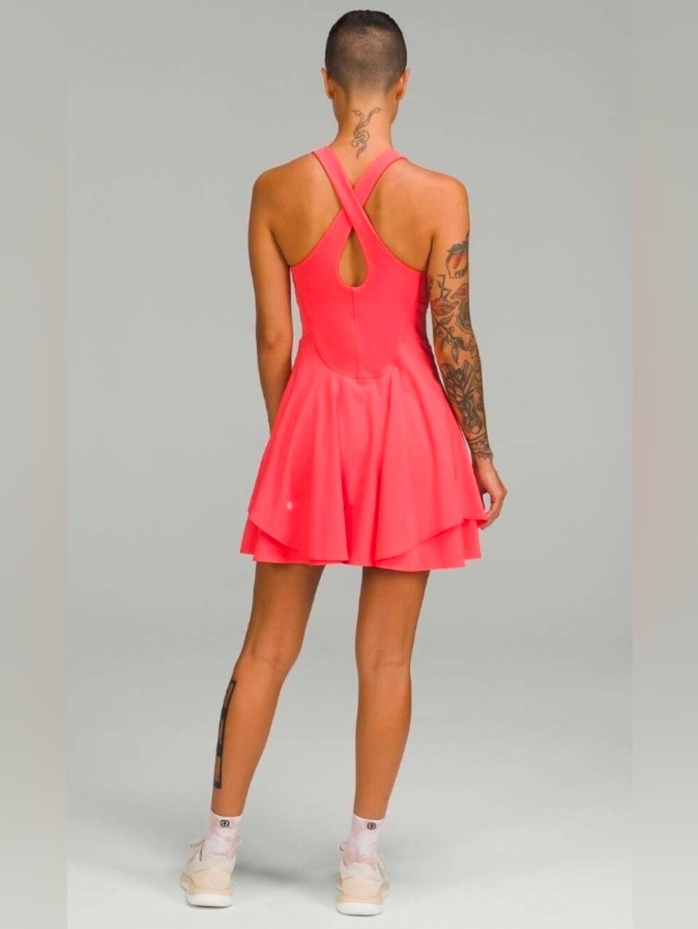 Lululemon Court Crush Tennis Dress Pale Raspberry Size 2 Athletic Golf Tennis - Picture 2 of 12